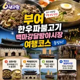 부여 한우파불고기 백마강달밤야시장 6시 내고향 여행코스...