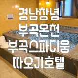 [창녕여행/부곡온천] 경남 창녕 부곡스파디움 따오기호텔 가족탕