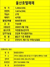 울산광역시 울주군 등억알프스 온천단지 올리모델링 호텔매매